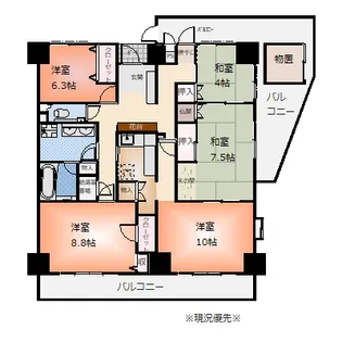 アーバンタワー茜【2階】の間取り