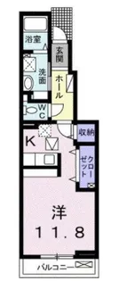 愛知県名古屋市緑区六田2【アパート】の間取り