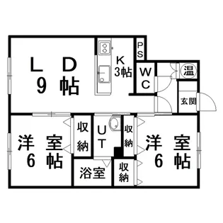 レジデンス寿【3階】の間取り