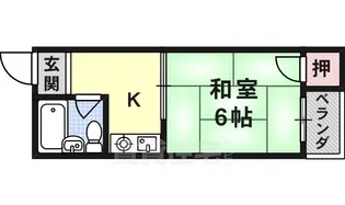 コーポモリタ【1階】の間取り