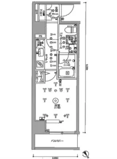 B CITY TABATA SKYCOURT【4階】の間取り