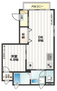 アグネス南阿佐ヶ谷【2階】の間取り
