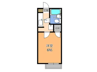 ハイツサン【2階】の間取り