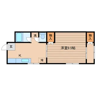 コーポラス秋山【2階】の間取り
