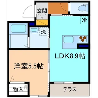 グランリバティー【2階】の間取り
