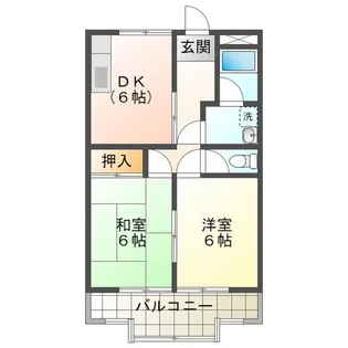 コーポラス森【2階】の間取り
