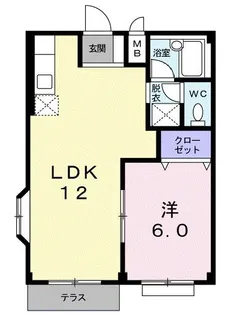 ニューシティーA【1階】の間取り