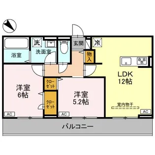 L・CUBE7【1階】の間取り