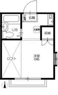 ポプラ館【2階】の間取り