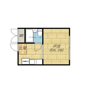 ハイム高城【3階】の間取り