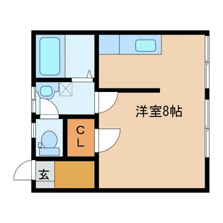 サニーレタス【2階】の間取り