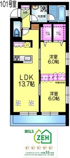 ルオント【1階】の間取り