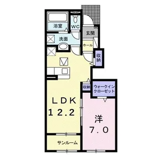 ケラステラ【1階】の間取り