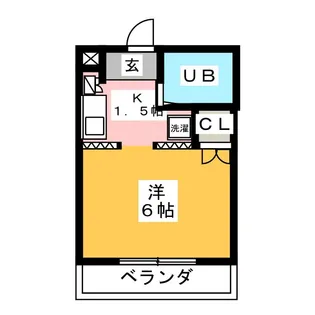 シーズンコート野並【3階】の間取り