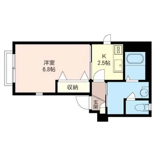 メゾン・サウスロック【1階】の間取り