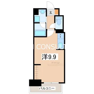 鹿児島県鹿児島市南林寺町【マンション】の間取り