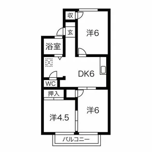 サンコーポNo.7【2階】の間取り