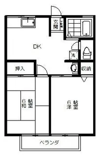 シティハイムフタミ【2階】の間取り