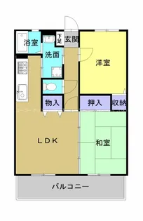 熊本県熊本市北区飛田2【マンション】の間取り