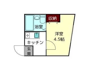 諏訪東生駒ビル【4階】の間取り