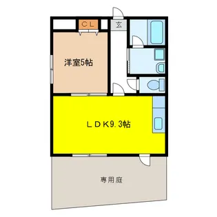 岐阜県岐阜市高野町7【マンション】の間取り
