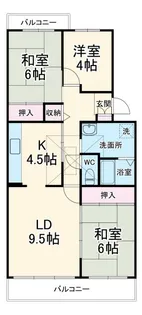 コーポレート美原【5階】の間取り