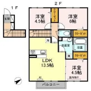 イーリオ【2階】の間取り