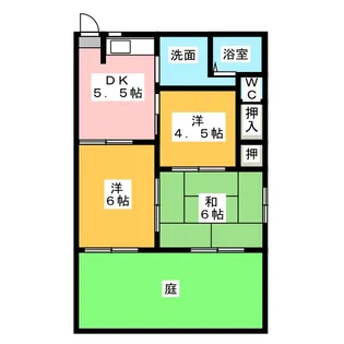 コーポT・Y A【1階】の間取り