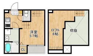 MODERN PALAZZO 大村litmus【1階】の間取り