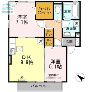 コンフォール桜【1階】の間取り