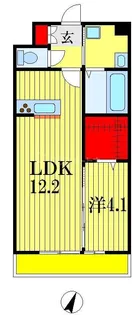 エクセルK【2階】の間取り
