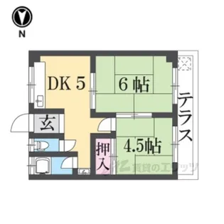 秀栄マンション【1階】の間取り