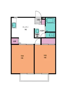 サクラハイツ【2階】の間取り