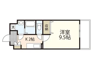 アイステージ牛田南【3階】の間取り