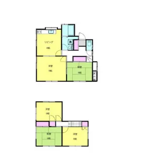 広島県広島市佐伯区美鈴が丘緑1【一戸建】の間取り