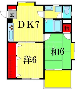 リリオ青戸【1階】の間取り