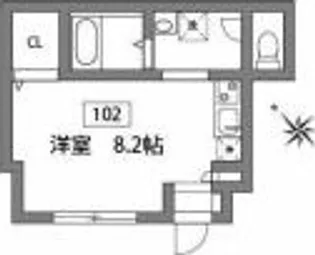 東京都大田区南久が原1【アパート】の間取り