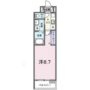 山口県下松市潮音町5【アパート】の間取り