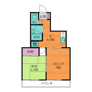 ドルミKAWASAKI【2階】の間取り