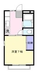 ハイムヤマザキ【1階】の間取り