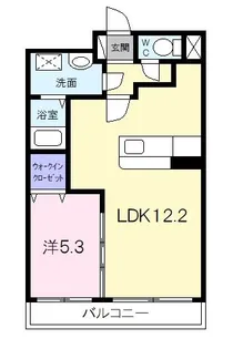 コンフォート・ヴィーヴル【1階】の間取り