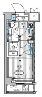 メインステージ武蔵小杉【4階】の間取り