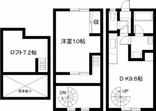 エレガンス江平東【1階】の間取り