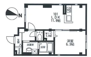 ヴィアンカーサ【1階】の間取り
