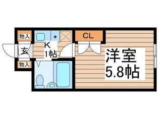 アネックス西葛西【1階】の間取り