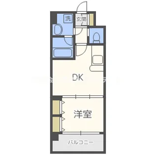 プレジオ中津【3階】の間取り
