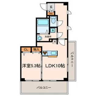 ヴェルコート芦花公園【3階】の間取り