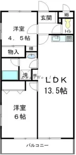 神奈川県横浜市都筑区牛久保西1【マンション】の間取り