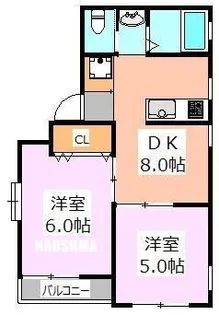 ラロット駒込【2階】の間取り