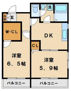 東京都練馬区中村北4【マンション】の間取り